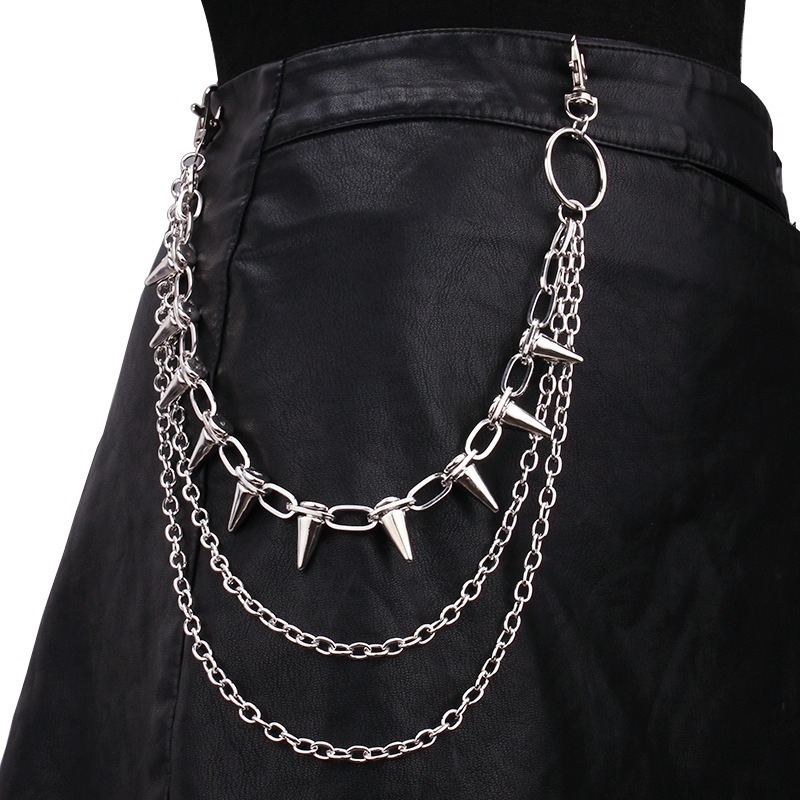Hip Hop Chain Necklace - 힙합 펑크 록 메탈 바지 허리