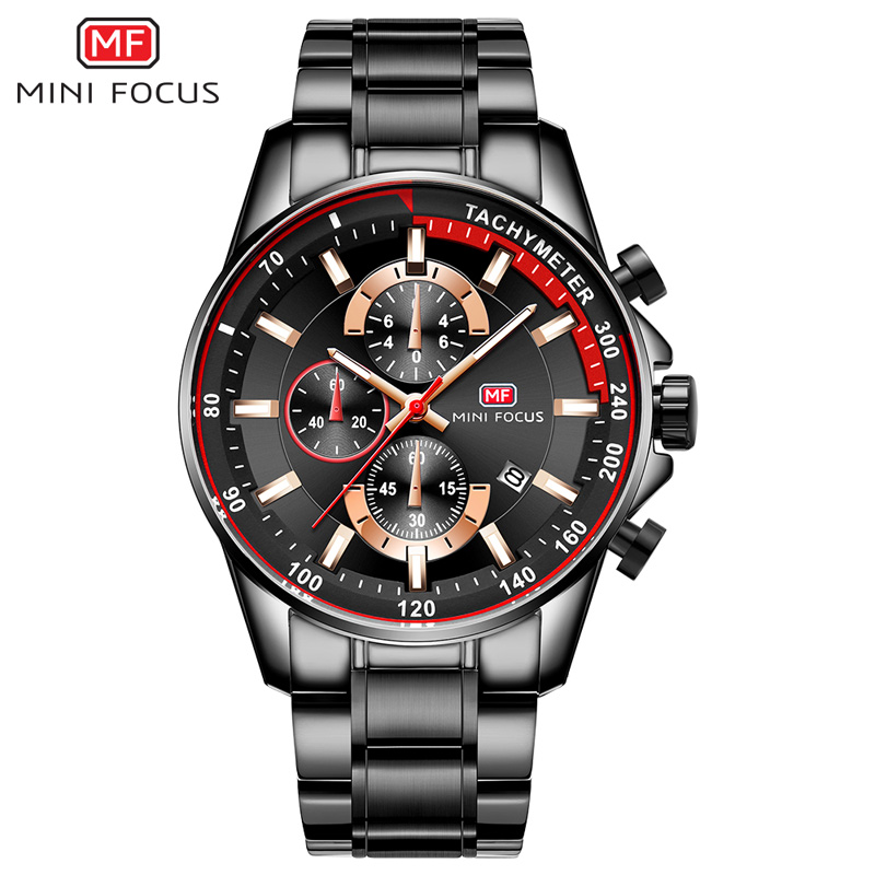 미니 포커스 남자 스테인레스 스틸 팔찌 시계, 크로노그 - Jewelry Watches Men 리뷰 및 가격