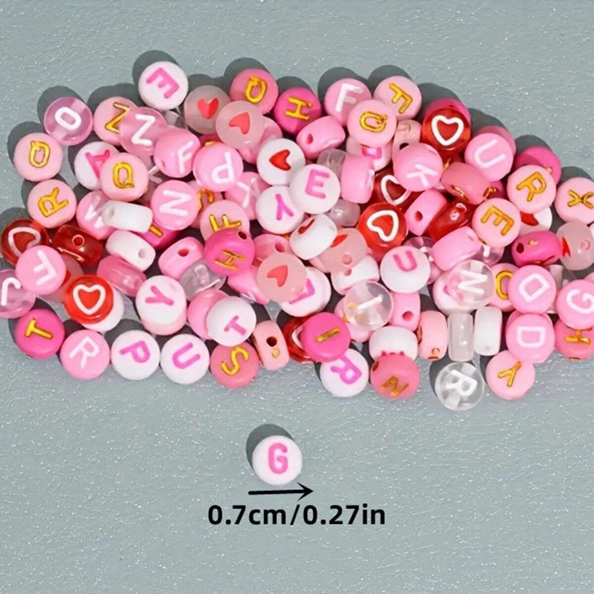 500/200/100개 7mm 랜덤 스타일 핑크, 발렌 - Jewelry Quotes 리뷰 및 가격
