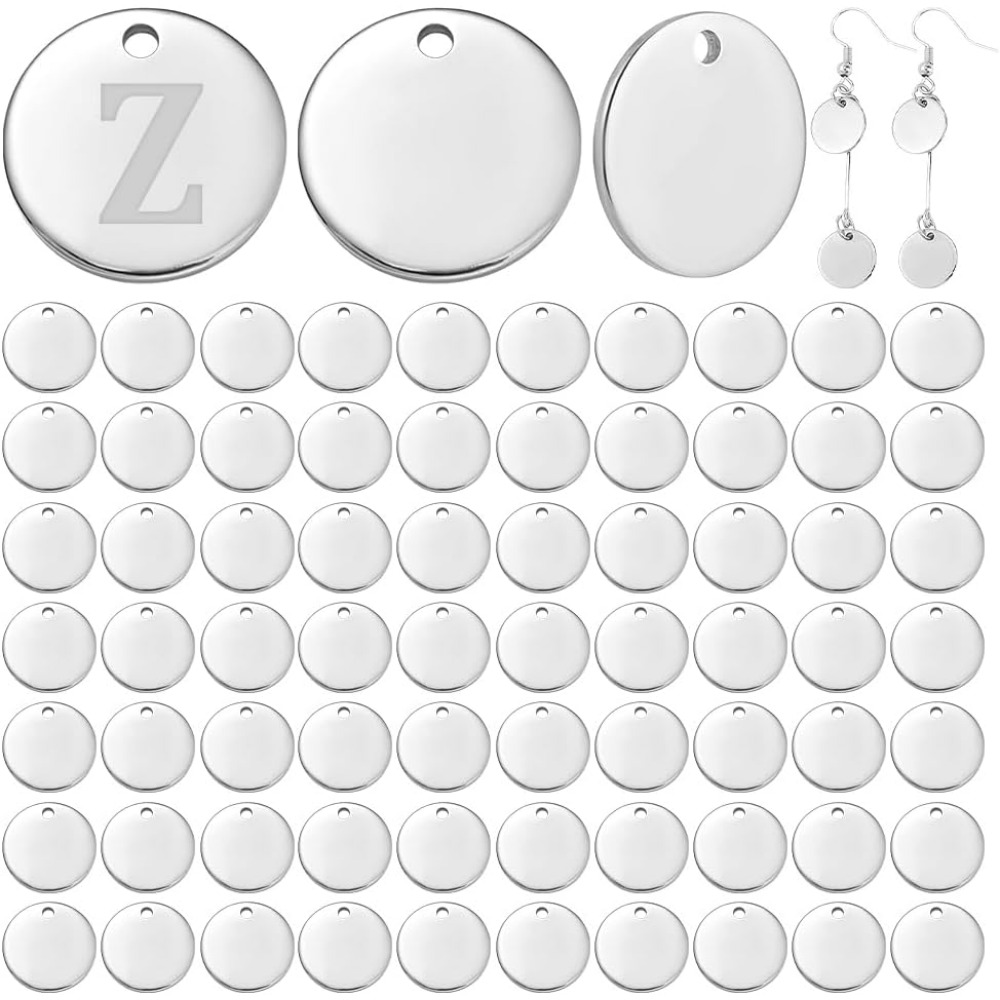 100개 12mm 304 스테인리스 스틸 스탬핑 블랭크 - Engraved Name Necklace 리뷰 및 가격