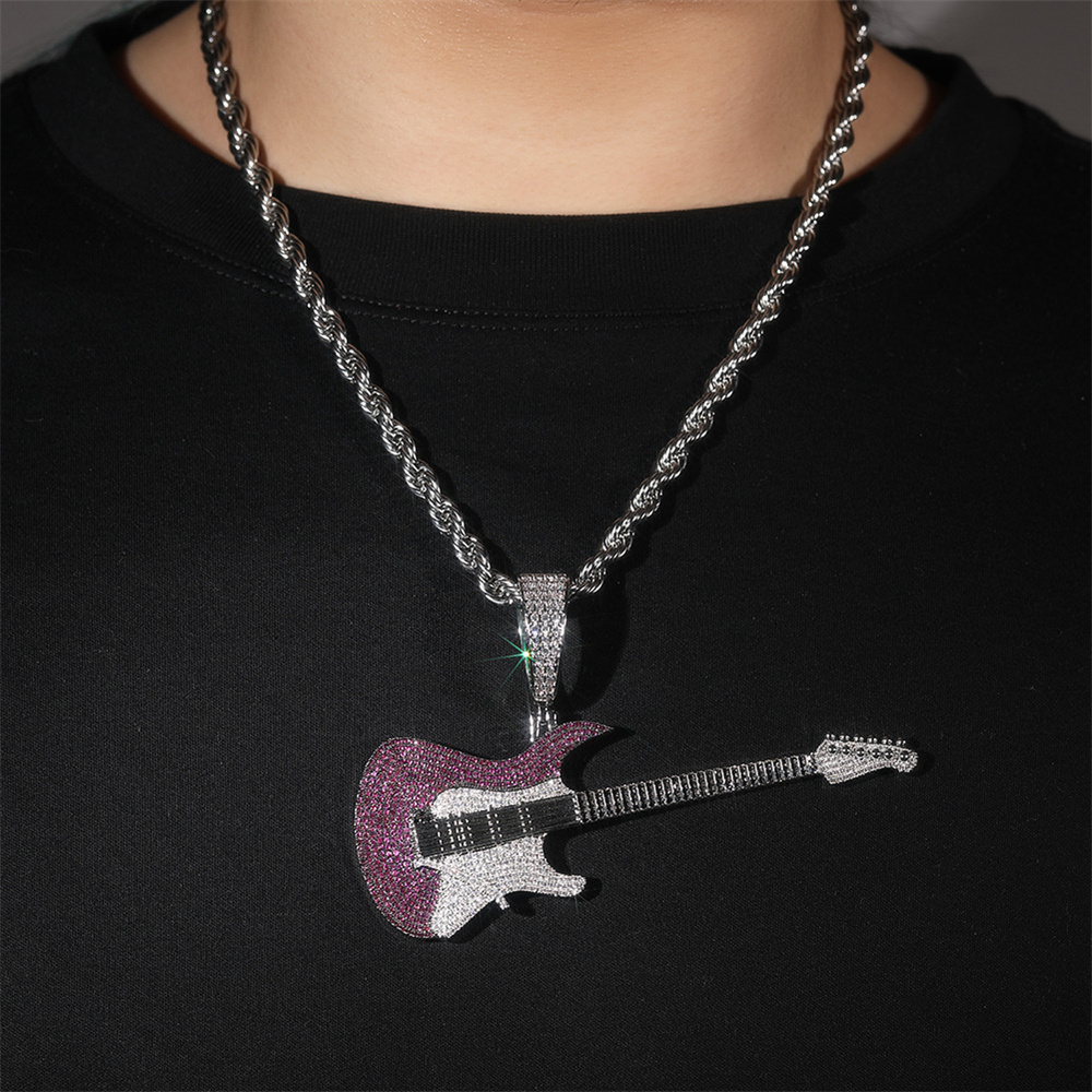 안즈틸람 남성용 아이스 아웃 펜던트 목걸이, 남성용 롱 - Hip Hop Chain Necklace 리뷰 및 가격