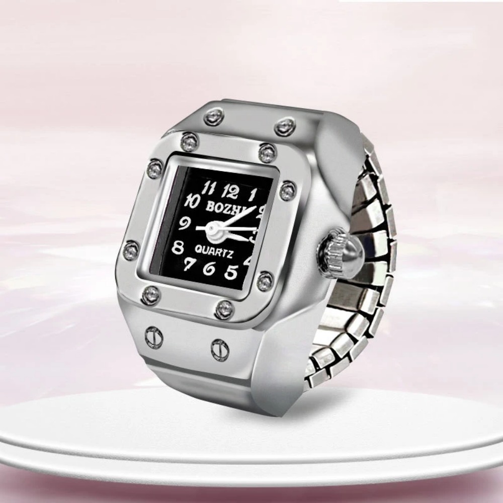 남녀공용 새로운 창의적인 링 시계, 사각 다이얼 합금  - Jewelry Watches Men 리뷰 및 가격