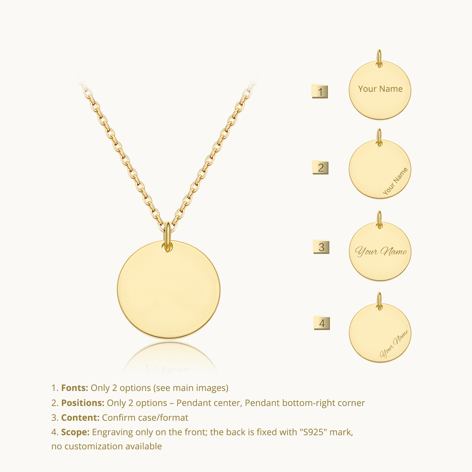 앤위엔 925 스털링 실버 맞춤형 이름 각인 목걸이 펜 - Engraved Name Necklace 리뷰 및 가격