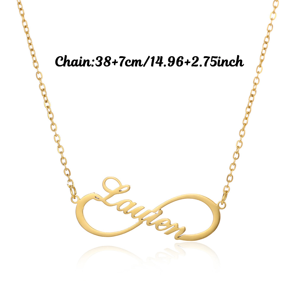 맞춤 이름 인피니티 목걸이 여성 가족 어머니 개인 맞춤 - Engraved Name Necklace 리뷰 및 가격