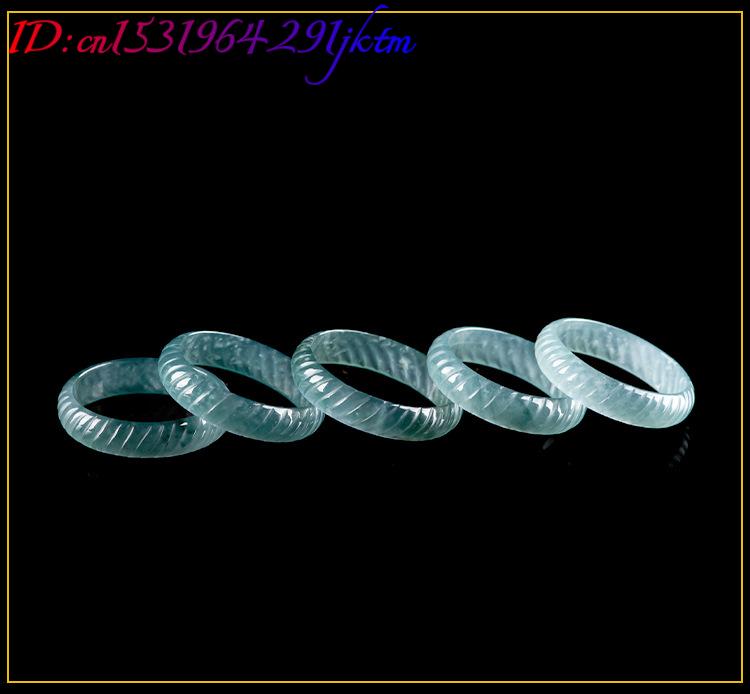블루 리얼 버마산 경옥 반지 고급 에메랄드 조각 선물  - Jewelry & Watches Spółka Z Ograniczoną Odpowiedzialnością 리뷰 및 가격