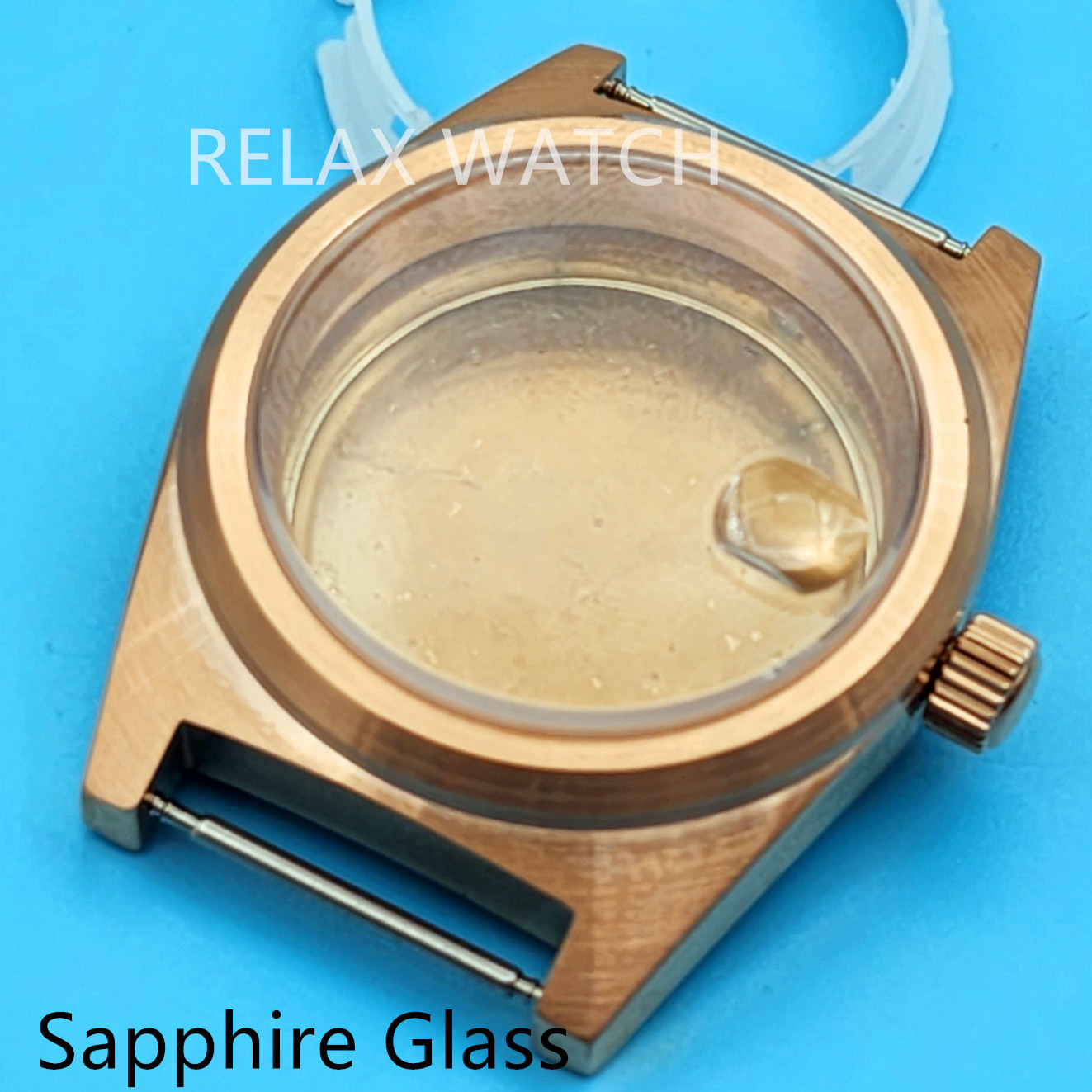 38mm 아치형 유리 빈티지 스테인레스 스틸 시계 케이 - Rg Watches & Jewelry Gmbh 리뷰 및 가격