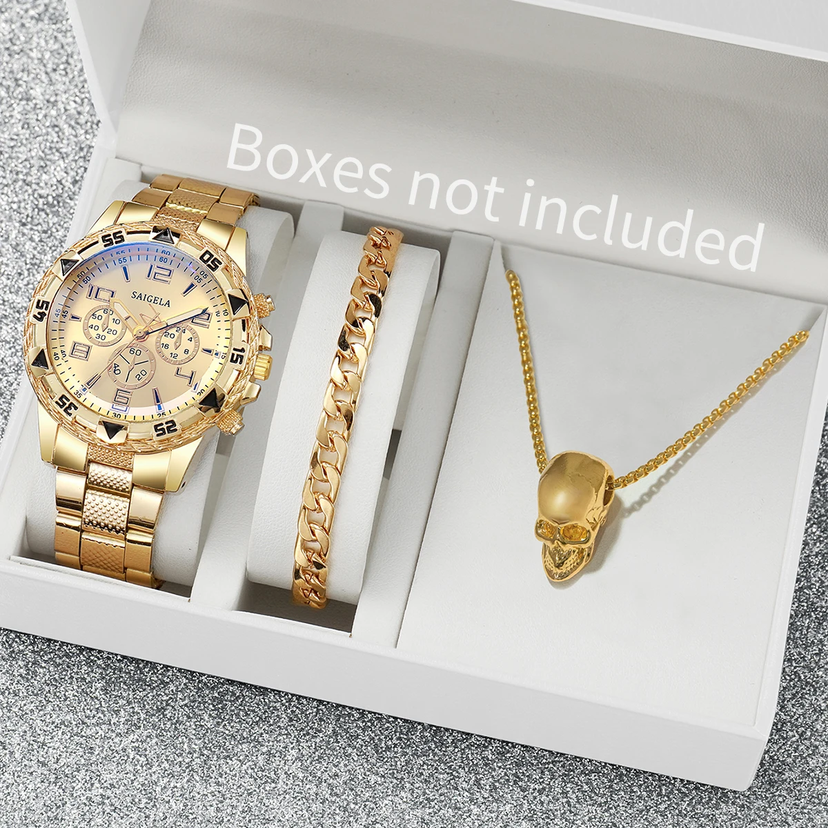 서프라이즈 미스터리 시계 세트 블라인드 박스-3개/세트 - Jewelry Watches Men 리뷰 및 가격
