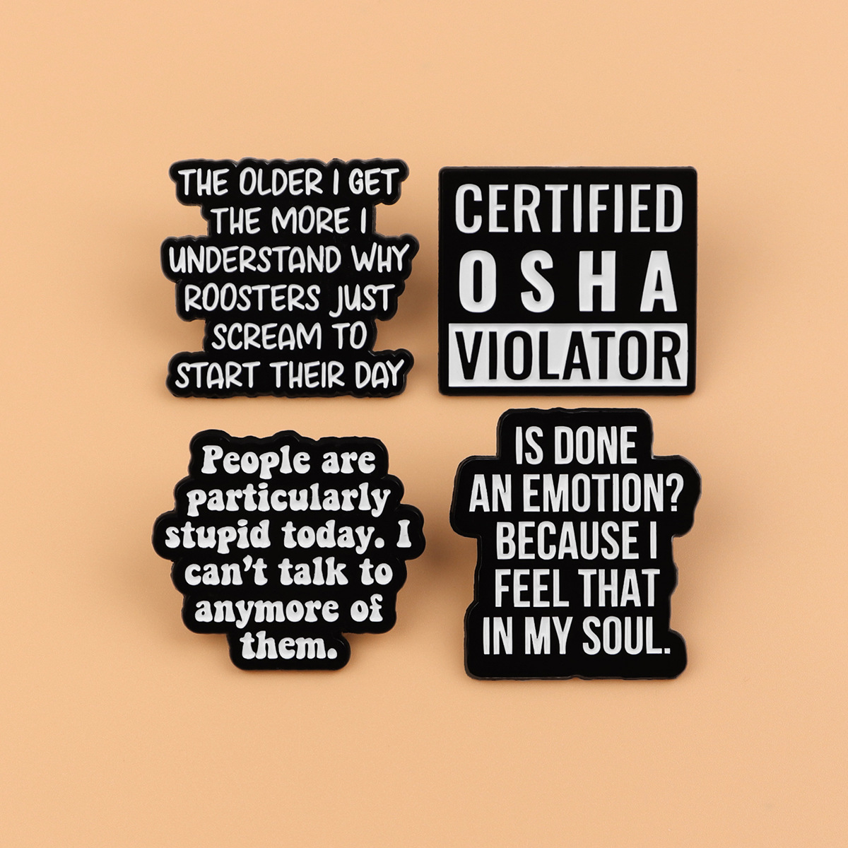 패션 명언 브로치 핀, 독창적인 영어 배지, 의류, 가 - Jewelry Quotes 리뷰 및 가격