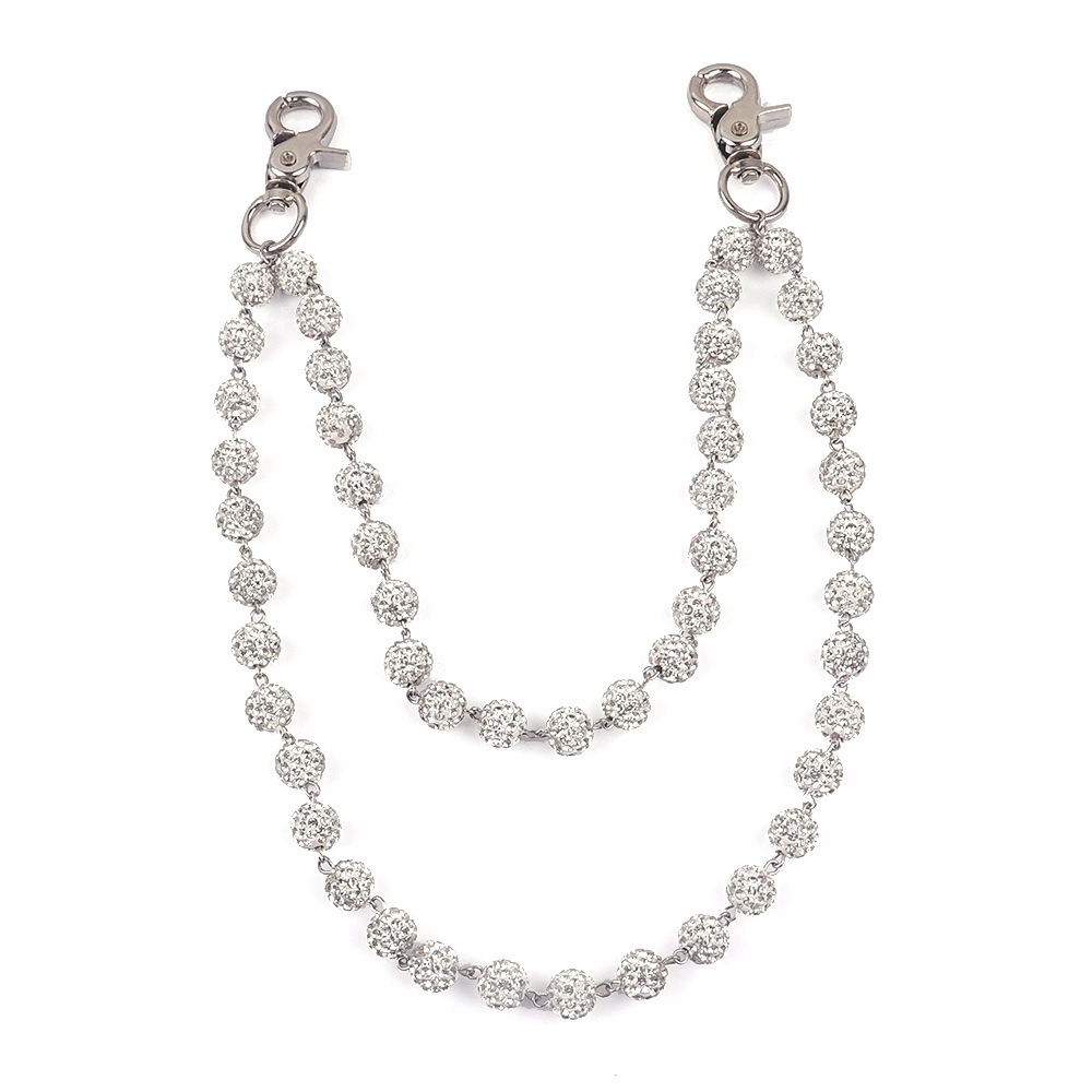 하라주쿠 스트리트 힙합 바지 라인스톤 키체인 힙스터 팬 - Hip Hop Chain Necklace 리뷰 및 가격