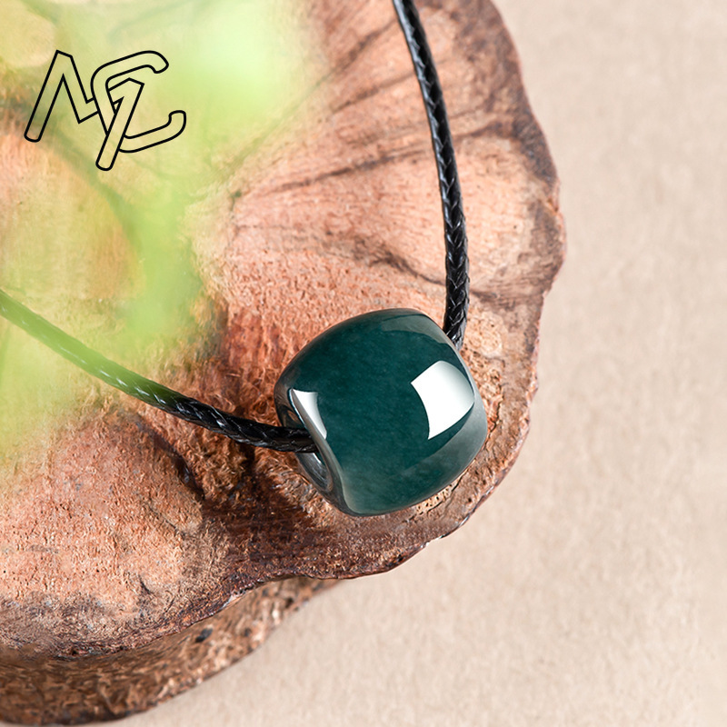 천연 미얀마 에메랄드 딥 블루 워터 로드 커넥션 비즈  - Jewelry & Watches Spółka Z Ograniczoną Odpowiedzialnością 리뷰 및 가격